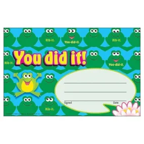 (12 Pk) Awards You Did It Frogs