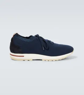 360 LP Flexy Walk Wish Sneaker in Loro Piana Wool, Blue