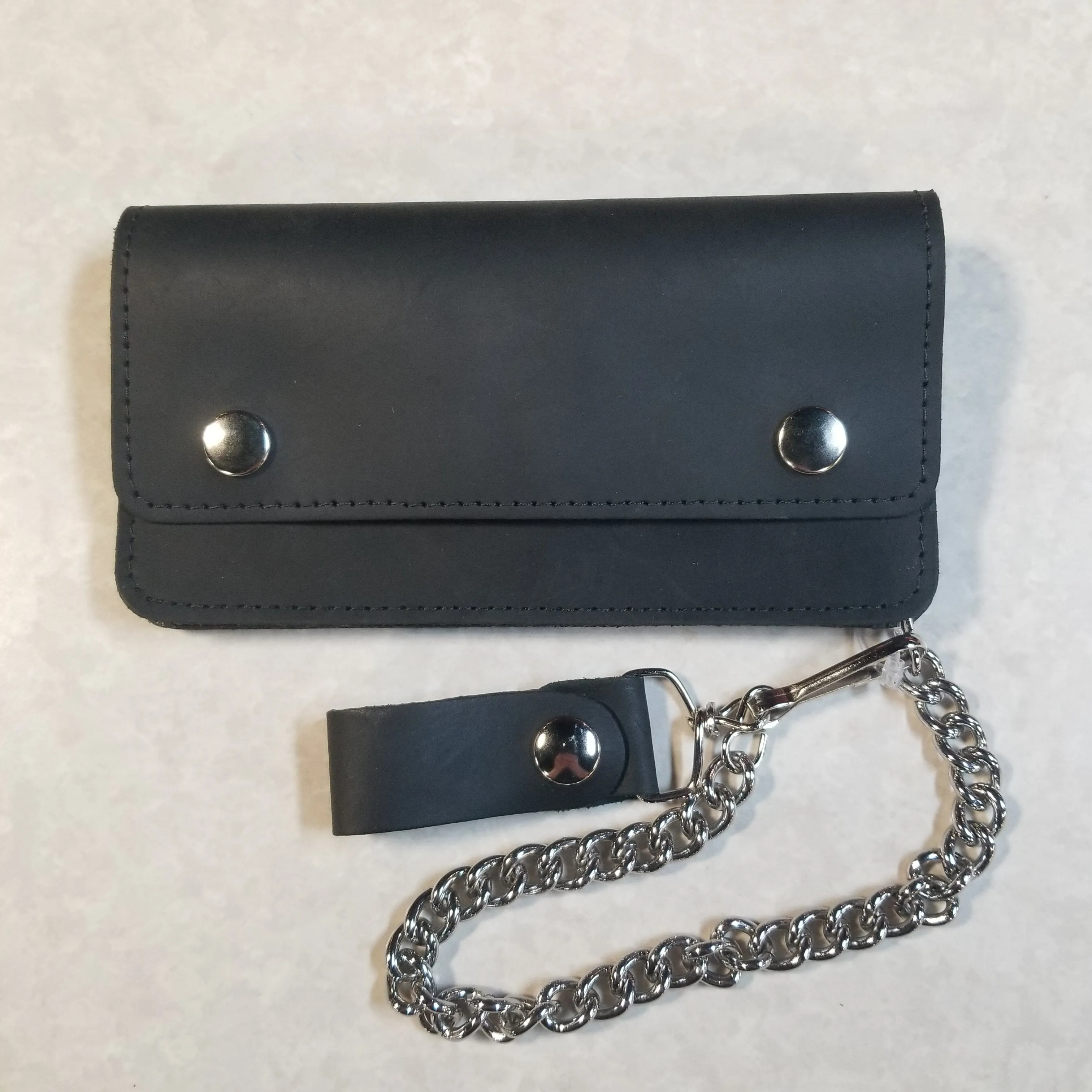 7" Oiltanned Wallet Black