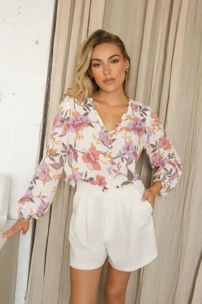 Alley Floral | Cropped Blouse