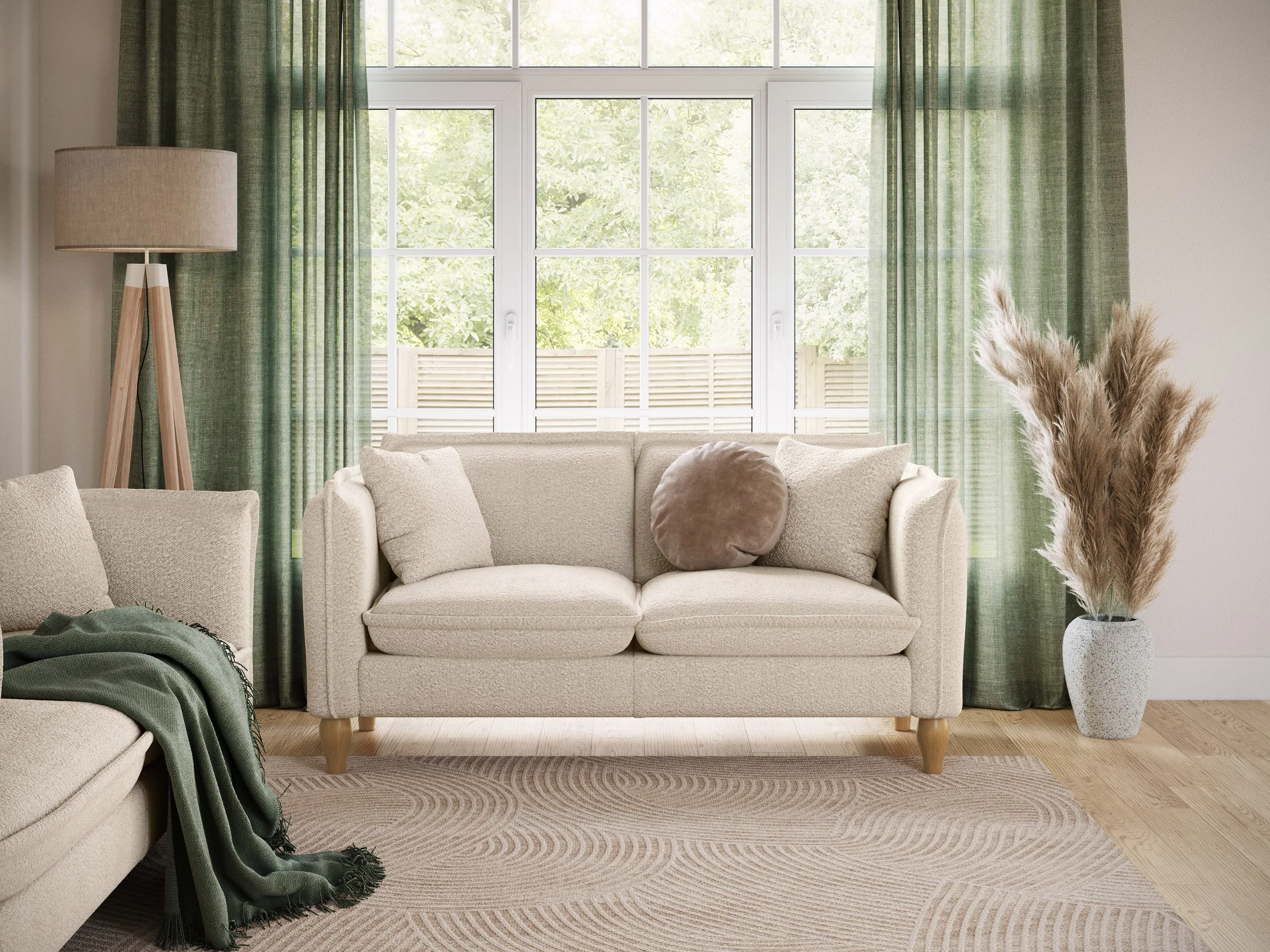 Boucle Loveseat