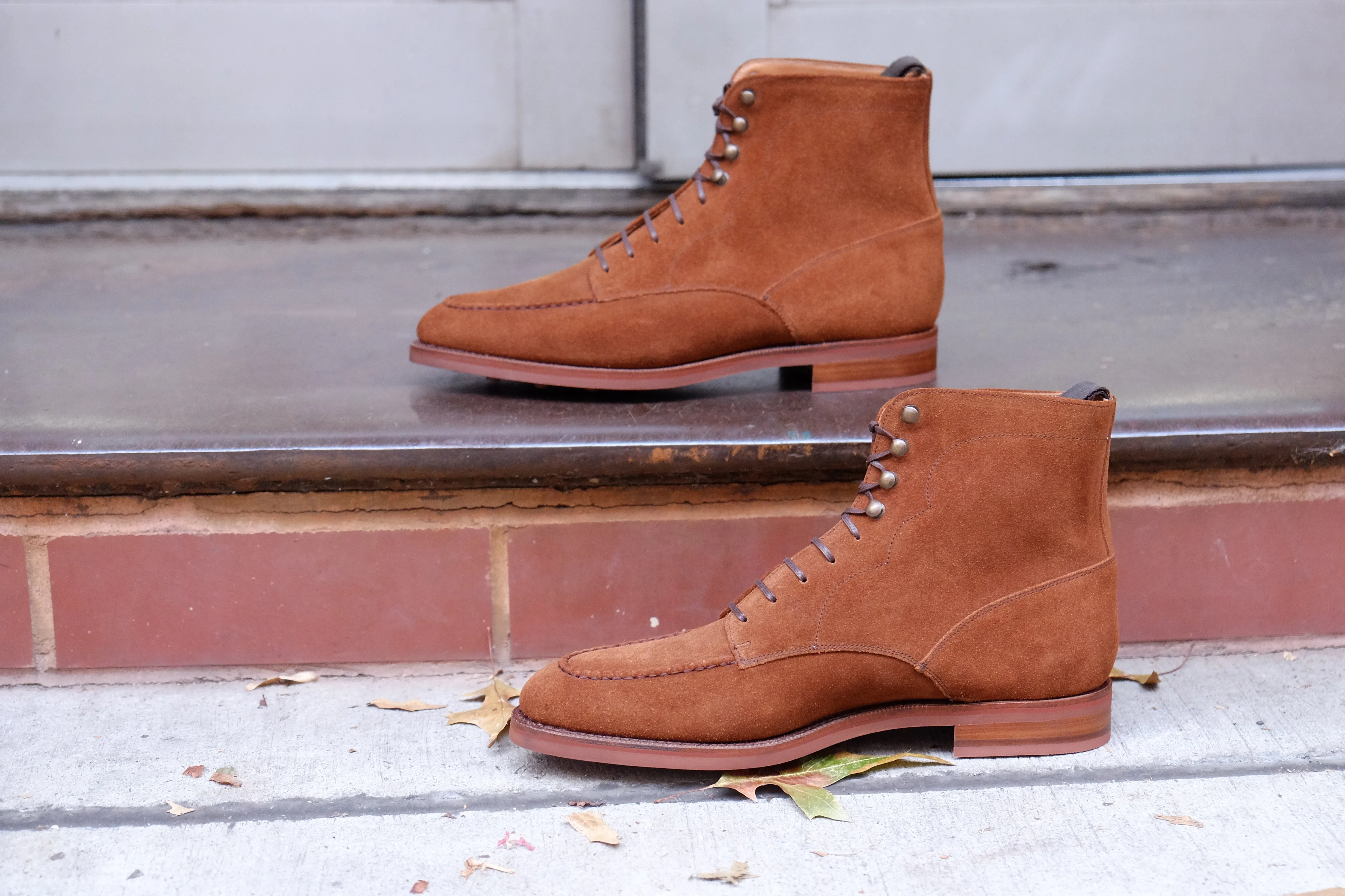 Bremerton - MTO - Snuff Suede - TMG Last - Single Brick Country Rubber Sole