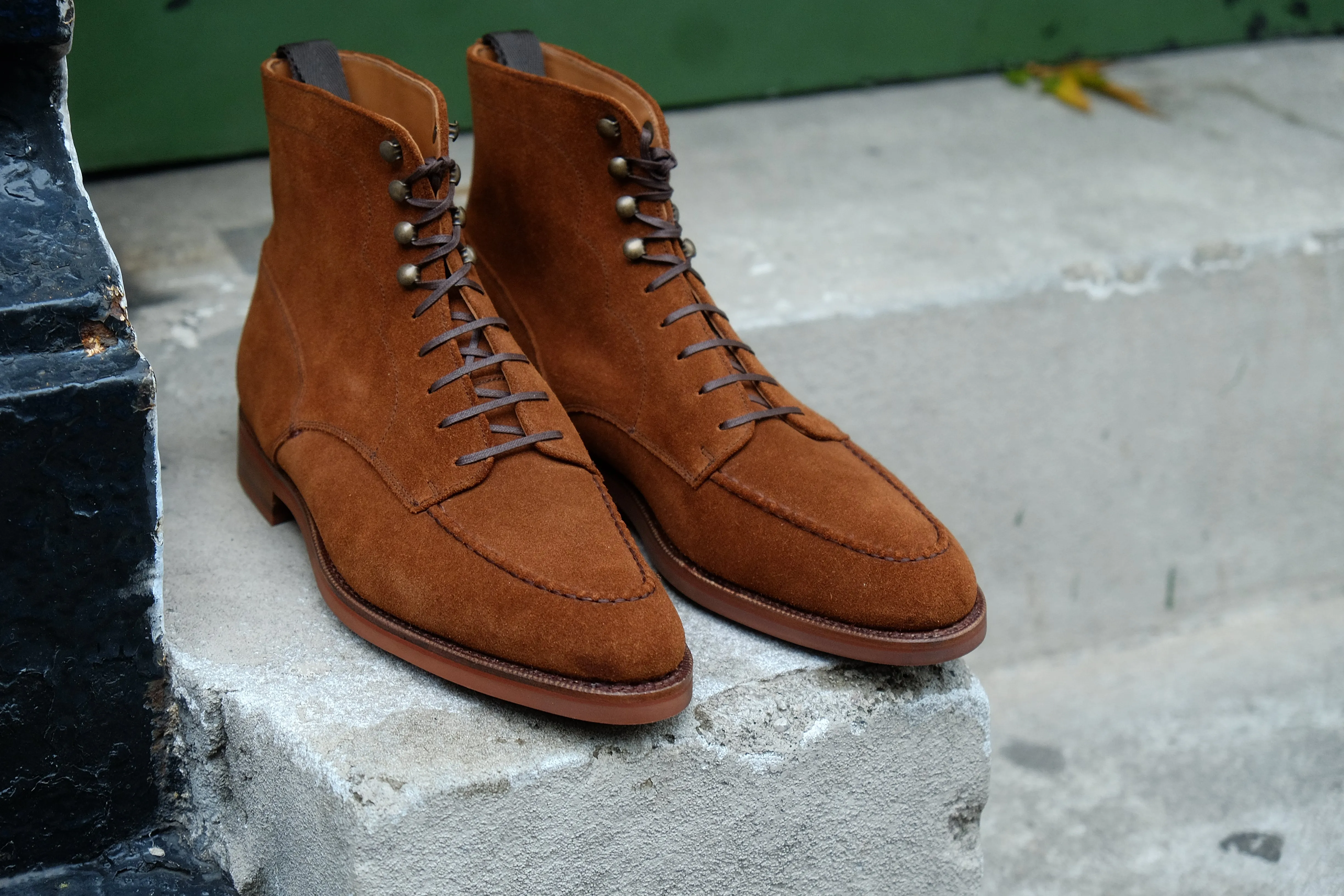 Bremerton - MTO - Snuff Suede - TMG Last - Single Brick Country Rubber Sole