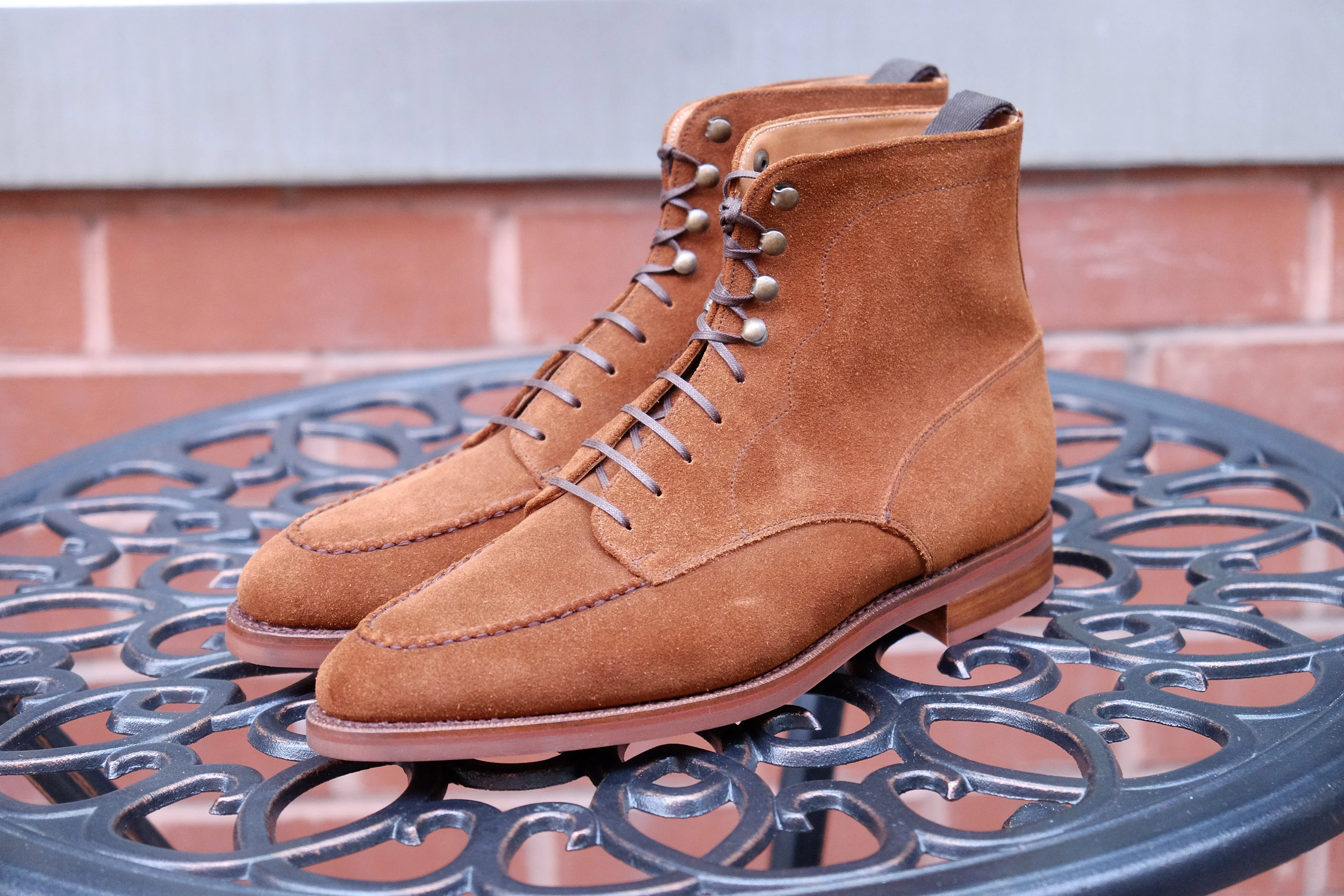 Bremerton - MTO - Snuff Suede - TMG Last - Single Brick Country Rubber Sole