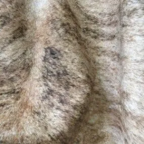 Brindle Light Tan Cowhide