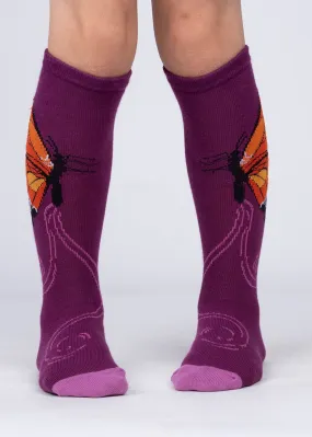 Butterfly Wings Kids' Knee Socks