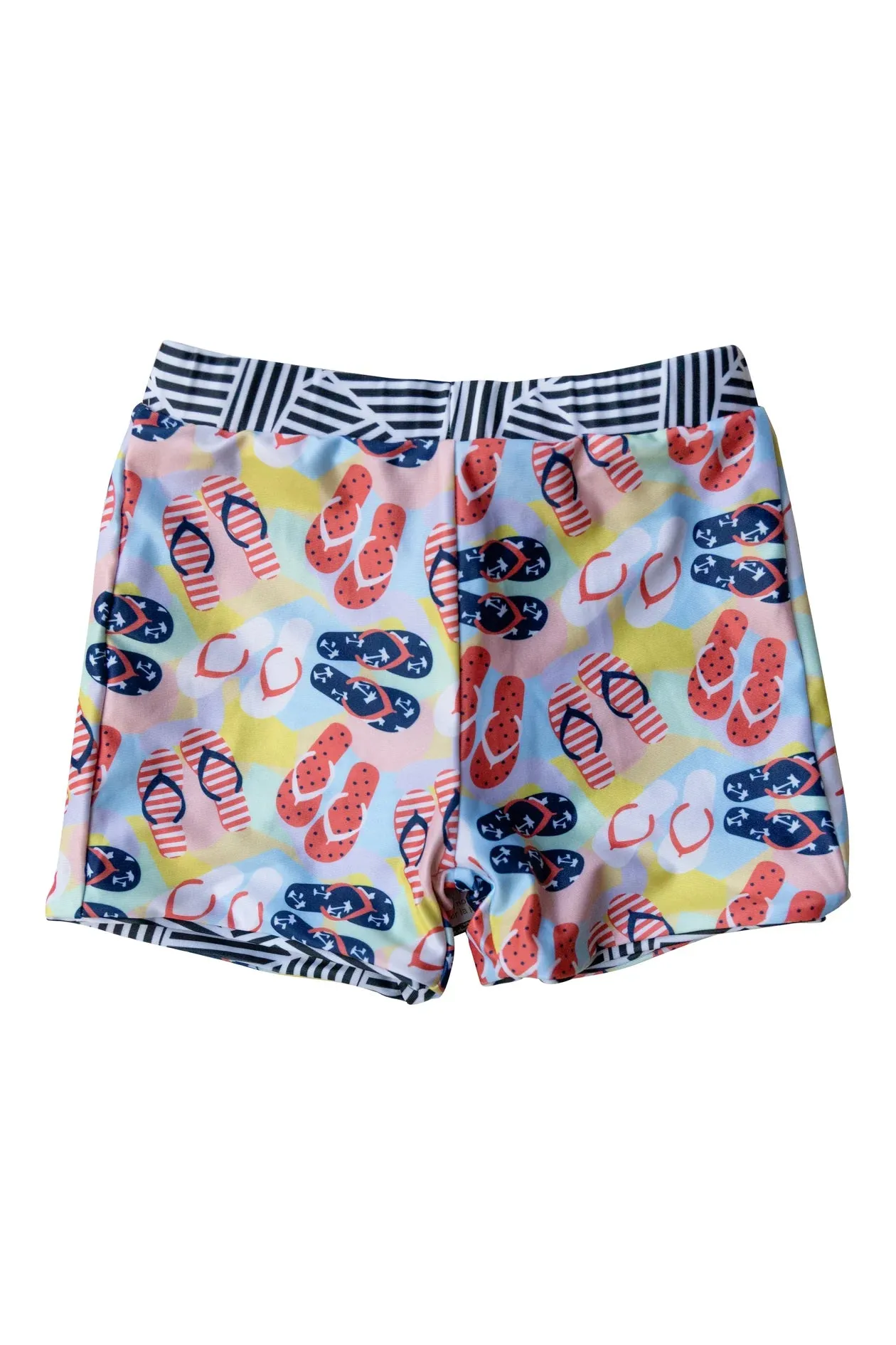 Echo Kids Unisex Swim Shorts - Reversible