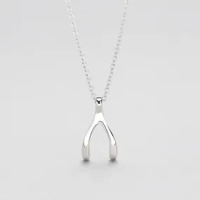 Elegant Wishbone Minimal Necklace