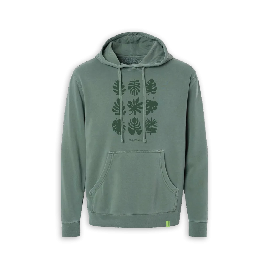 Foliage Comfort Wash Hoodie - Pine