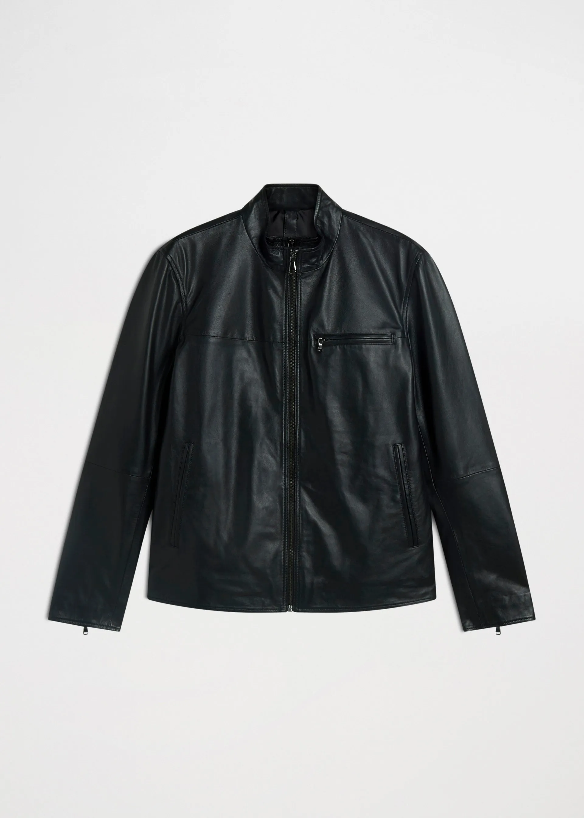 Giacca biker in pelle