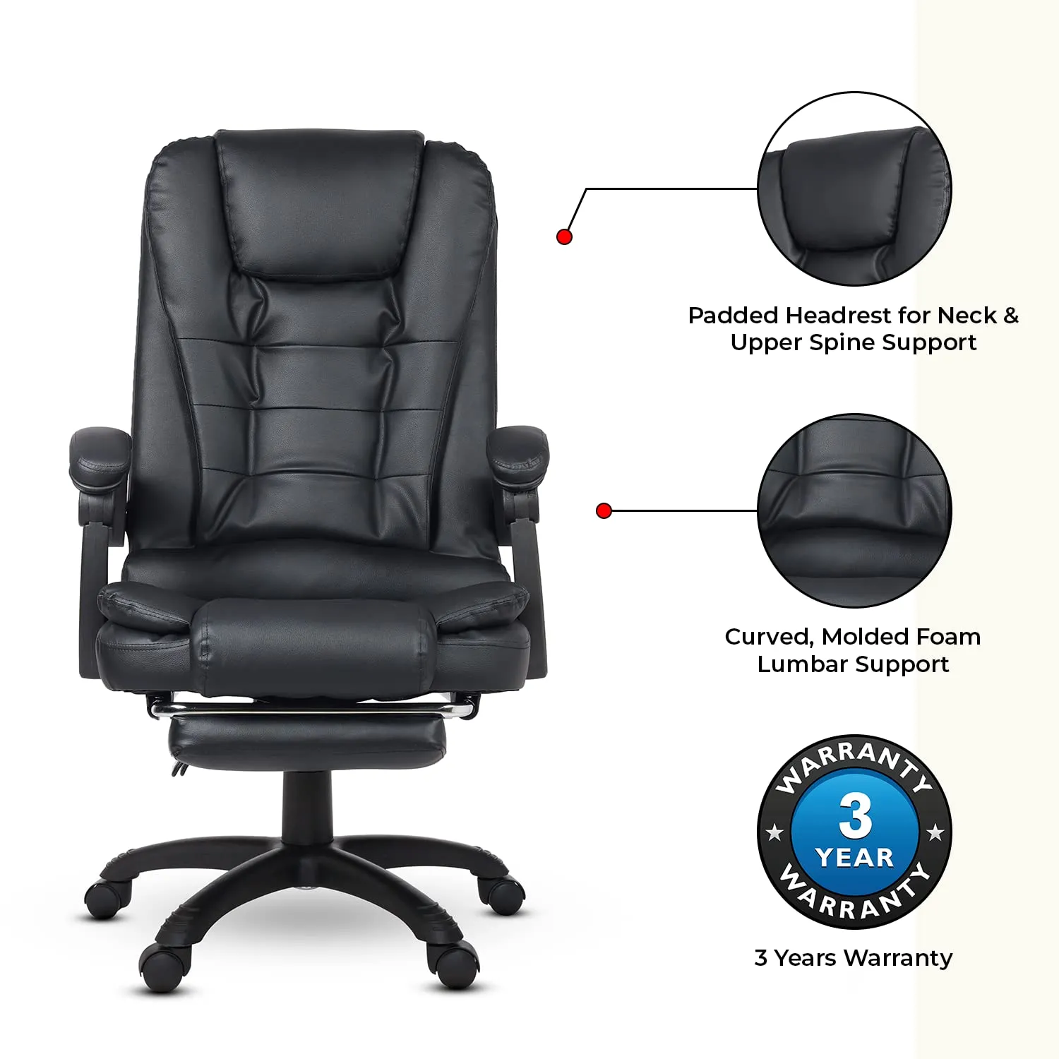 Green Soul Urbane Premium Leatherette Executive Chair