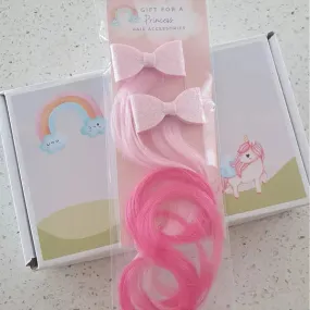 H19 Children's Clip on Hair Set