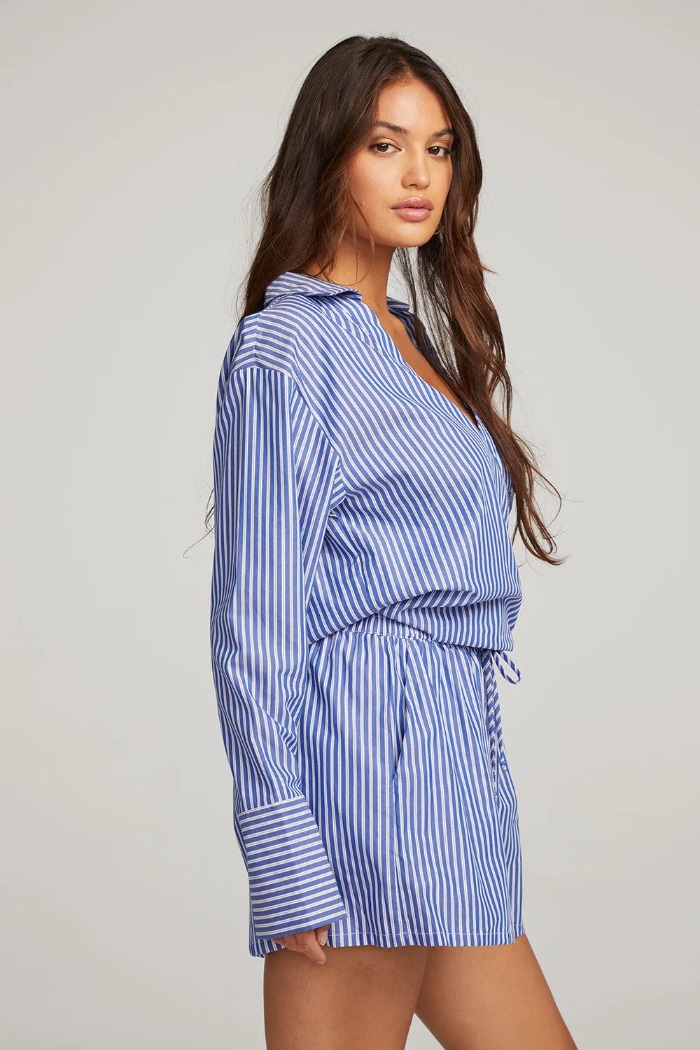 Haley Marmont Stripe Blouse