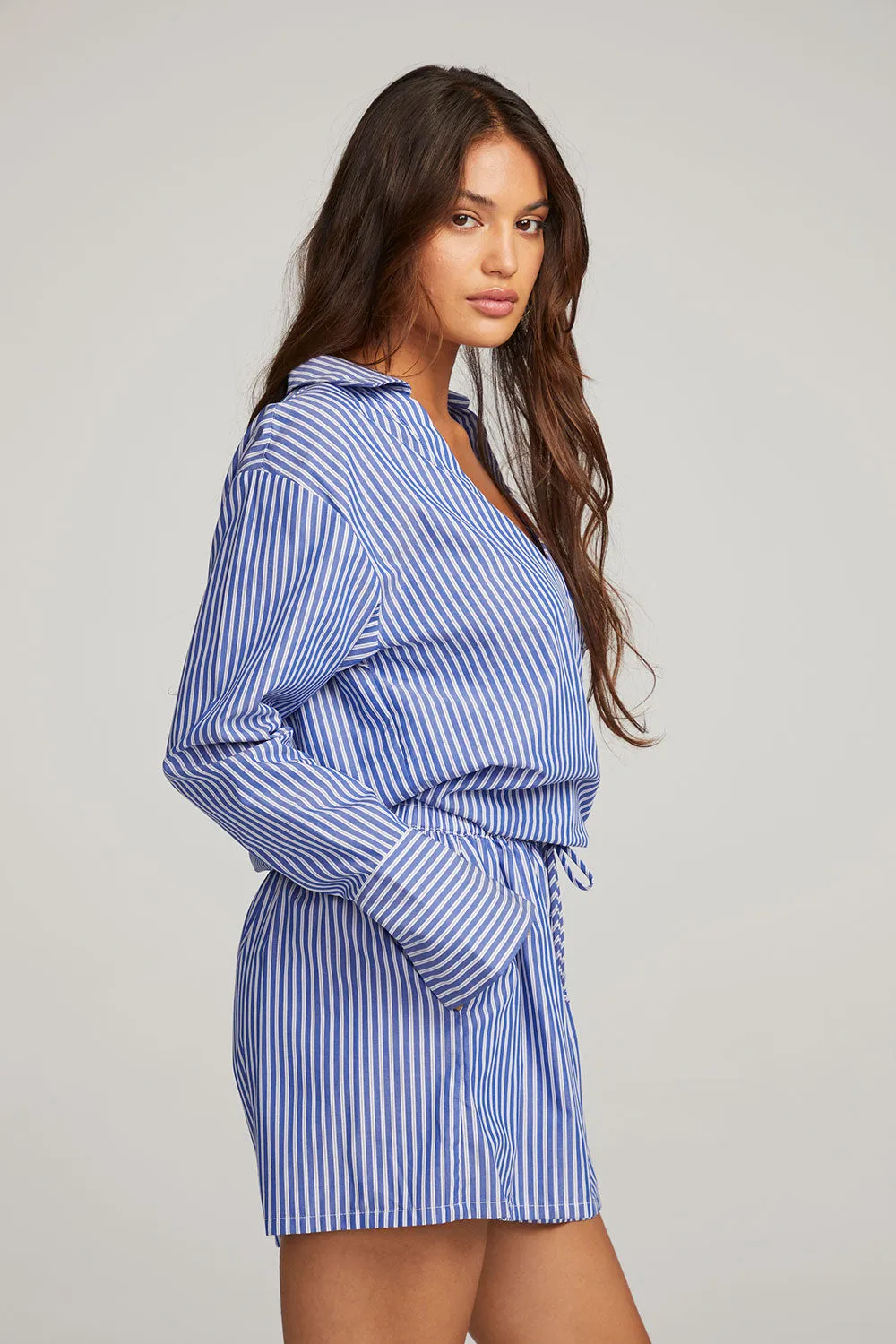 Haley Marmont Stripe Blouse