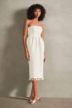 La Mer Strapless Midi Dress