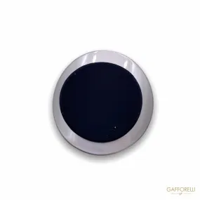 Metal Button with Flared Shape B133 - Gafforelli Srl