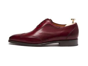 Rainier - MTO - Burgundy Calf - MGF Last - Single Leather Sole