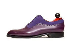 Roosevelt - MTO - Purple Calf / Purple Suede - NGT Last - Single Leather Sole