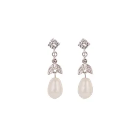 Silk Pearl Earrings