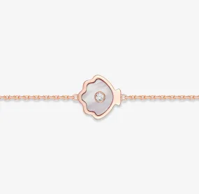 THIALH - OCEAN - 18K Rose Gold Mother of Pearl Diamond Bracelet