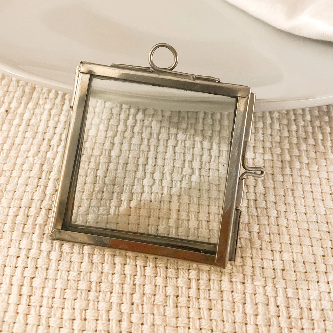 Tiny Silver Photo Frame Place Card